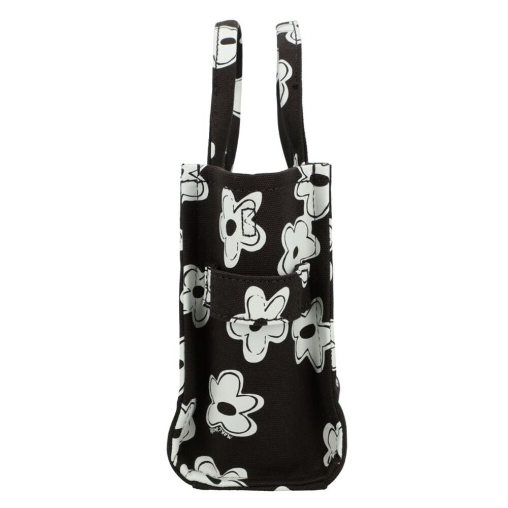 Marc Jacobs Black Handbag "The Small Tote Bag" with All-Over Floral Print and - Picture 3 of 5